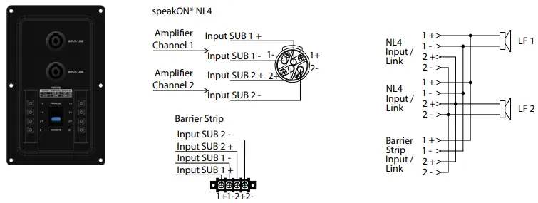 Tannoy VSX215B Twin 15 Horn Loaded Passive -Discrete