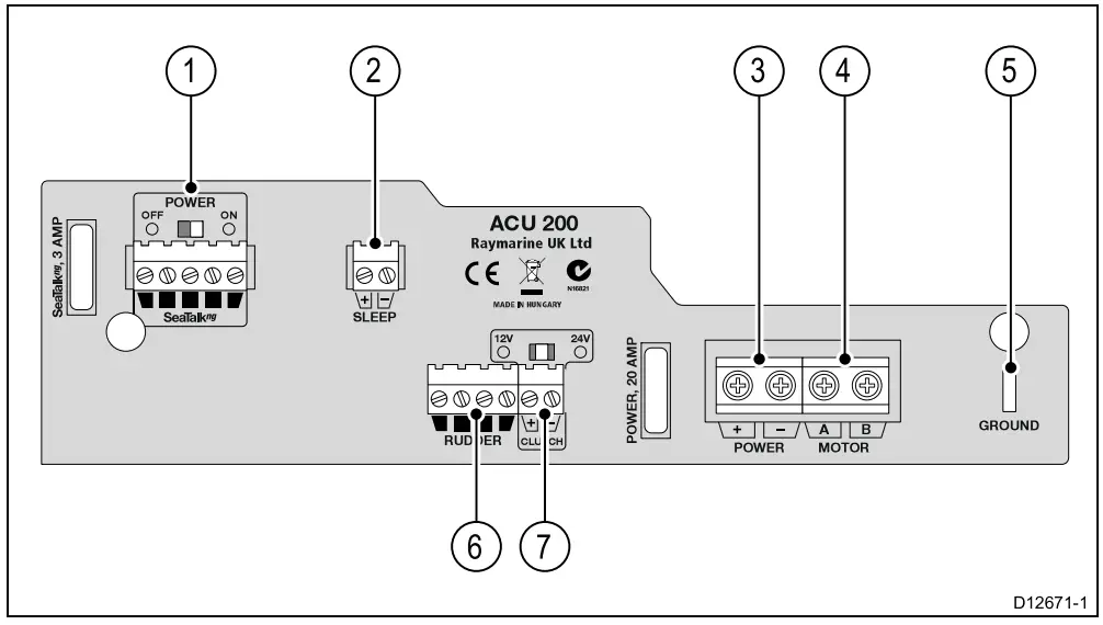 Raymarine ACU-100 Actuator Control Unit-14
