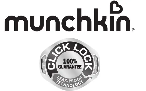 munchkin 24188 7oz Weighted Flexi Straw Cup - Logo