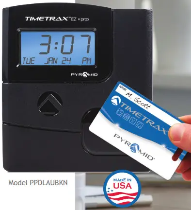 PYRAMID PPDLAUBKN TimeTrax EZ Proximity Time Clock Terminal