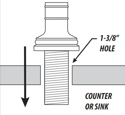 WATERSTONE 4055 4055E 4060 4060E Soap Lotion Dispenser - fig 1