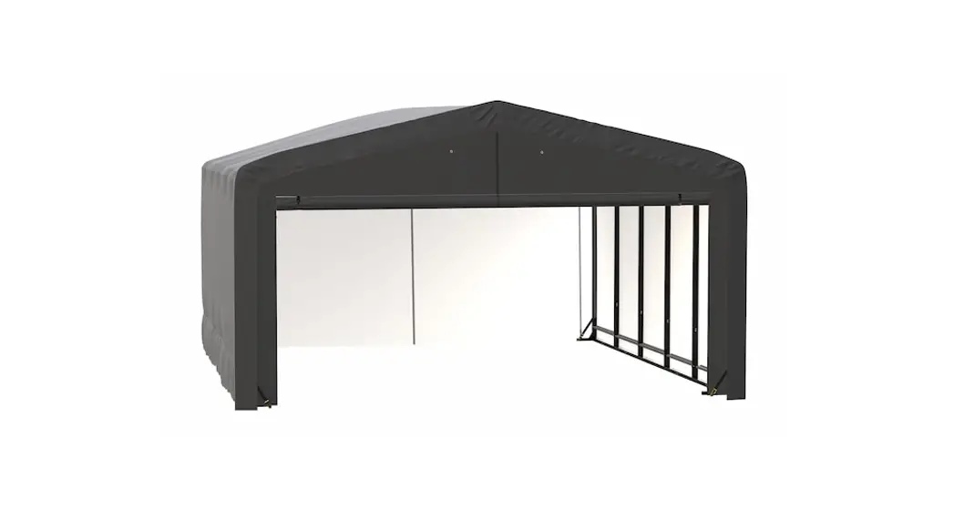 Shelterlogic 677599631221 20-ft X 23-ft Metal 2-car Garage Building User Manual