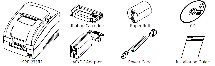 BIXOLON-SRP-275III-Impact-Printer-FIG-1