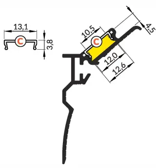 valotehdas-SILEÄ12-BC-Q9-Subtle-Cornice-with -Glow-of-Light-fig 7