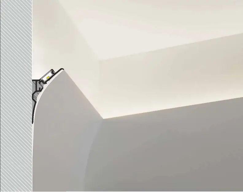 valotehdas-SILEÄ12-BC-Q9-Subtle-Cornice-with -Glow-of-Light-product