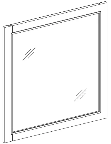 Neutypechic 1591MR 28 241, 1591MR 28 247 28 Inch Mirror - Vertical Mounting