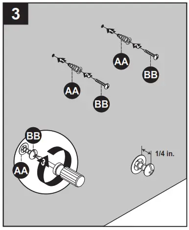 Neutypechic 1591MR 28 241, 1591MR 28 247 28 Inch Mirror - mounting hardware