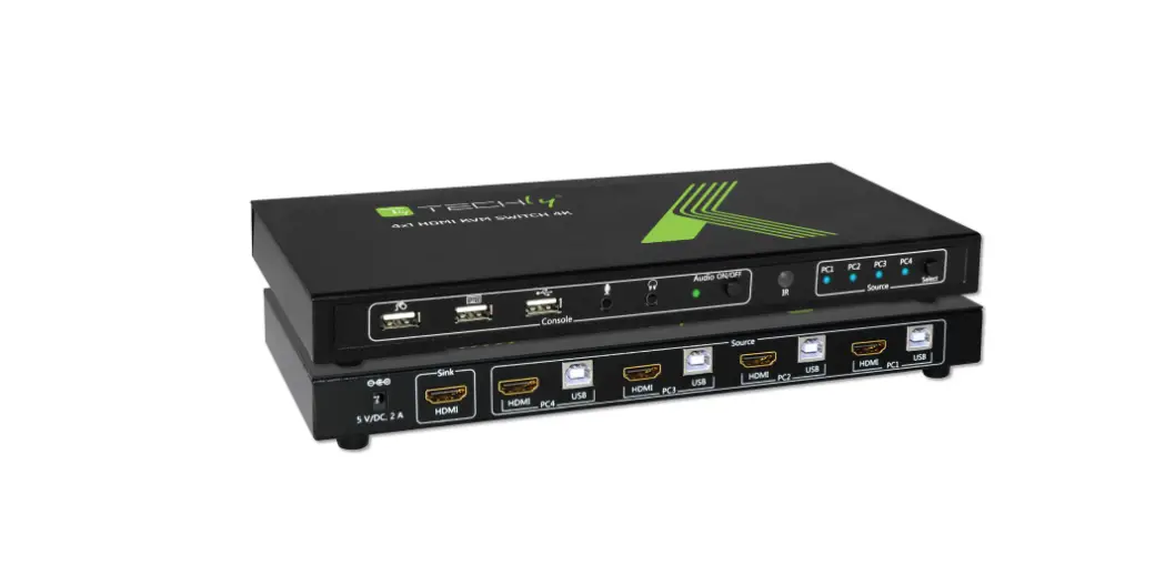 Tech 4x1 Usb Hdmi 2.0 Kvm Switch 4kx2k User Manual Tech 4x1 Usb Hdmi 2.0 Kvm Switch 4kx2k User Manual