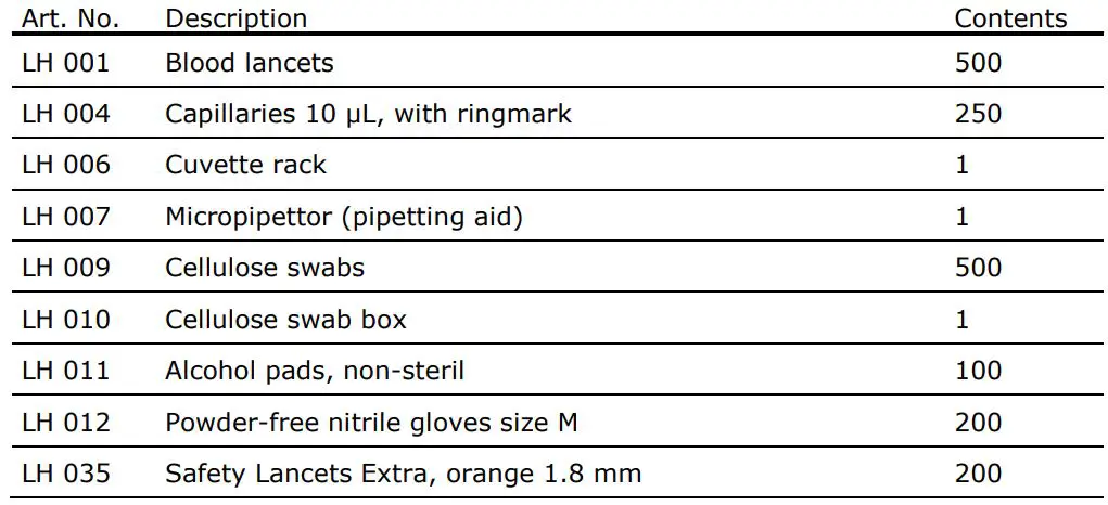 PRAXISDIENST DP 110 Lactat Photometer Plus User Manual - Laboratory aids