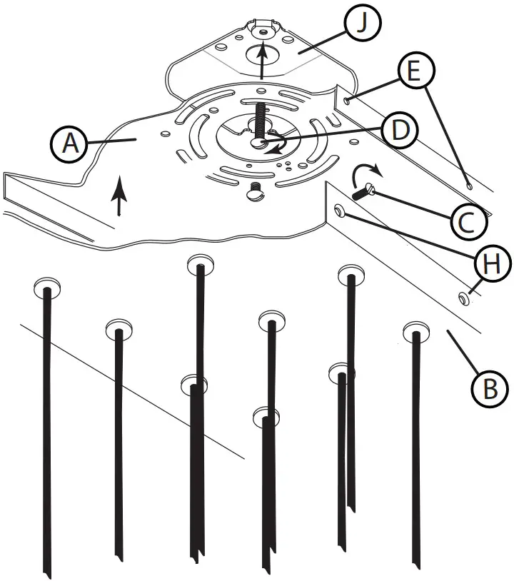 FREDRICK RAMOND FR49909 Harmony 45 Light 48 Inch Wide LED Multi Light - Figure 1
