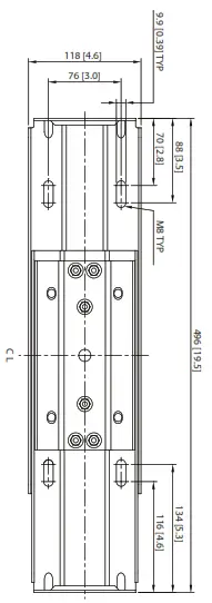 Turbosound iQ15-WB Steel Wall Brackets for iQ Series Loudspeakers - - 7