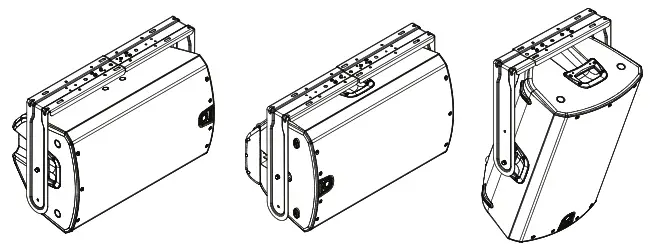 Turbosound iQ15-WB Steel Wall Brackets for iQ Series Loudspeakers - CEILING MOUNTED 2