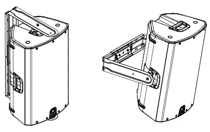 Turbosound iQ15-WB Steel Wall Brackets for iQ Series Loudspeakers - WALL MOUNTED 4