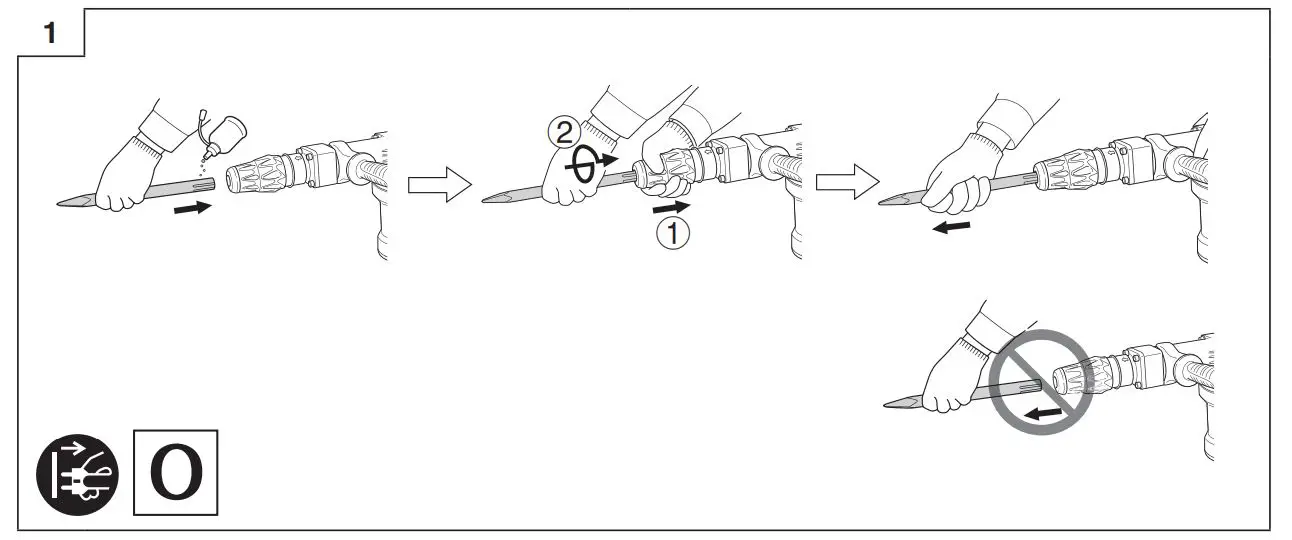 HiKOKI H 60MC Demolition Hammer - Figure 1