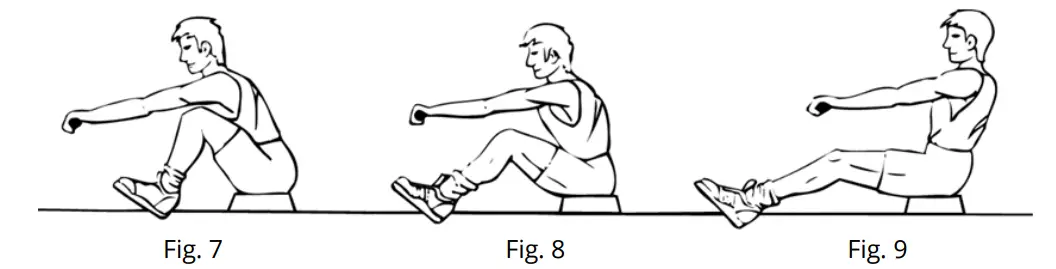 Alternating rowing styles