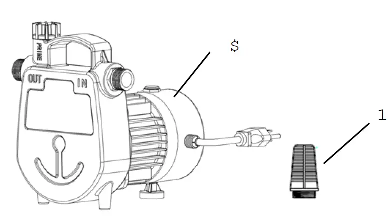 K2 PUMPS UTT05001K 1-2 HP Cast Iron Transfer Pump 1