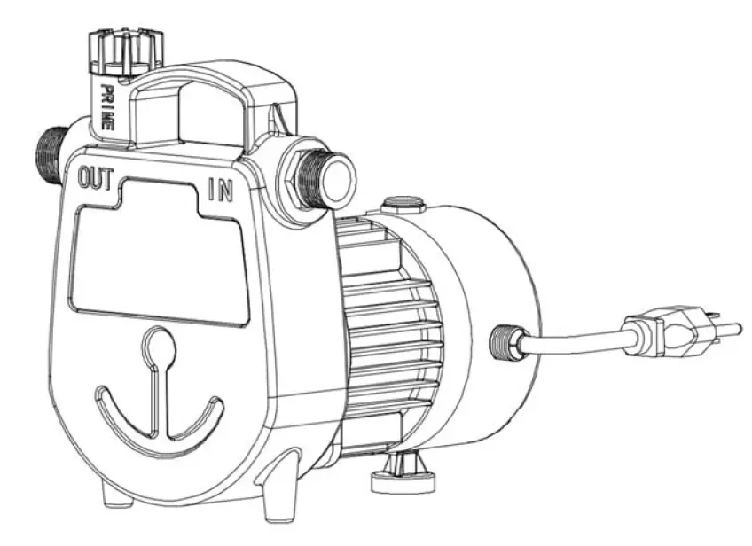 K2 PUMPS UTT05001K 1-2 HP Cast Iron Transfer Pump