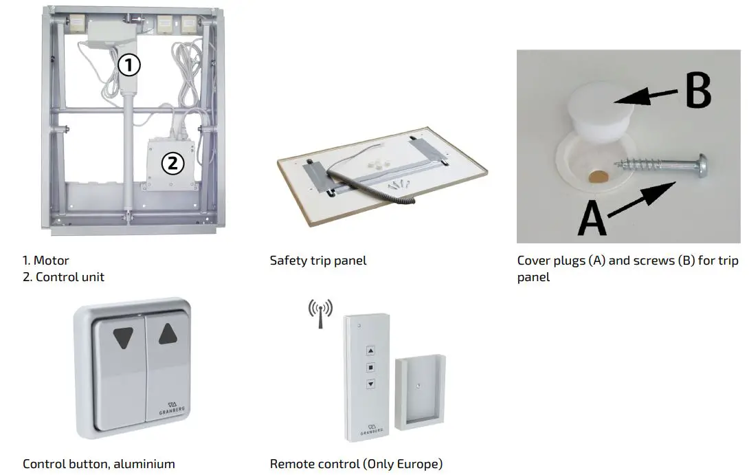 GRANBERG-Diago-504-Wall-Cabinet-Lift-fig 3