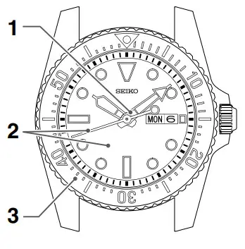 SEIKO V147 SNE571P1 Compact Solar Scuba Diver Watch Caliber - figure 4