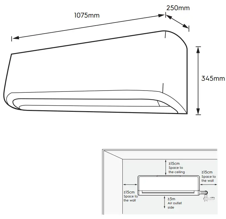 Electrolux ESV187C1SA Air conditioner.-