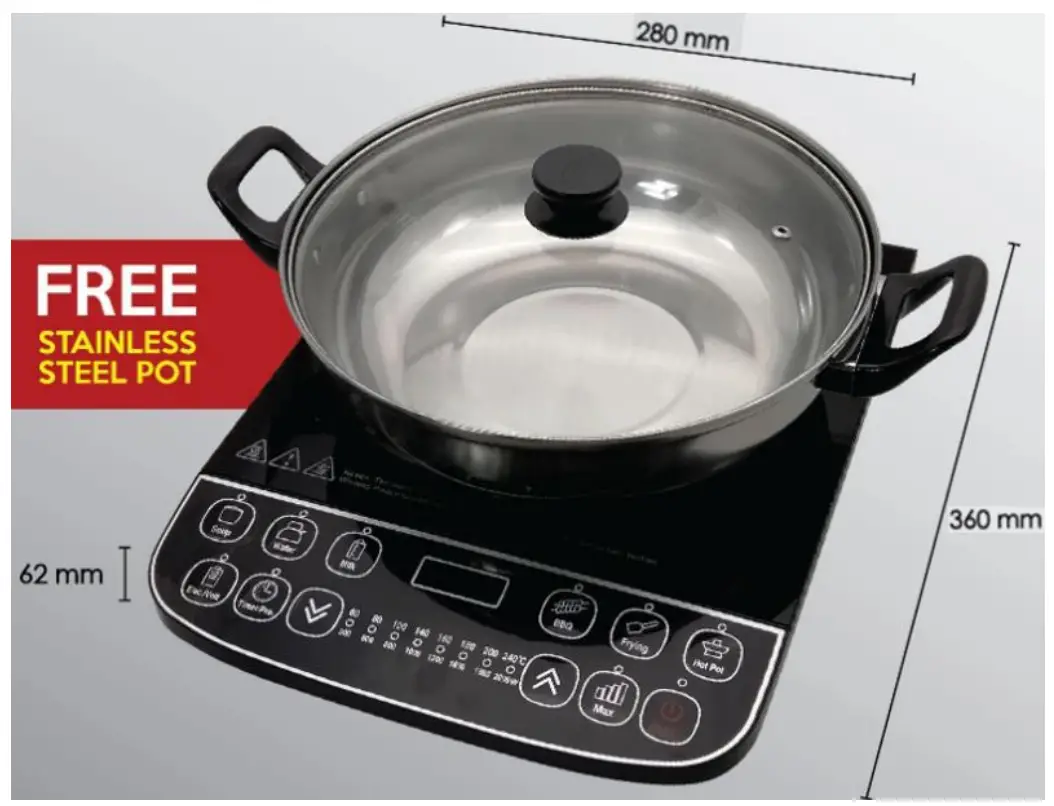 PowerPac PPIC887 Ceramic Cooker - fig2