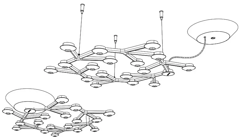 Artemide LED Net Circolare Suspension Light - cover