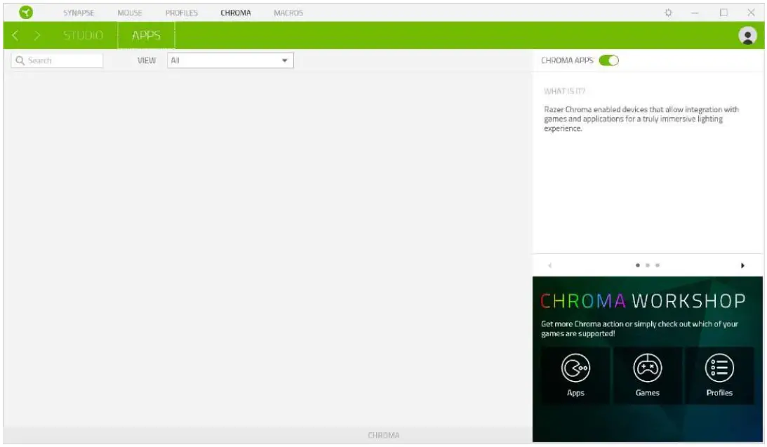 RAZER LANCEHEAD Wireless Gaming Mouse - Apps