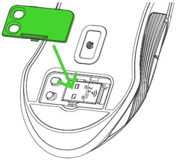 RAZER LANCEHEAD Wireless Gaming Mouse - Seacurely Fastened