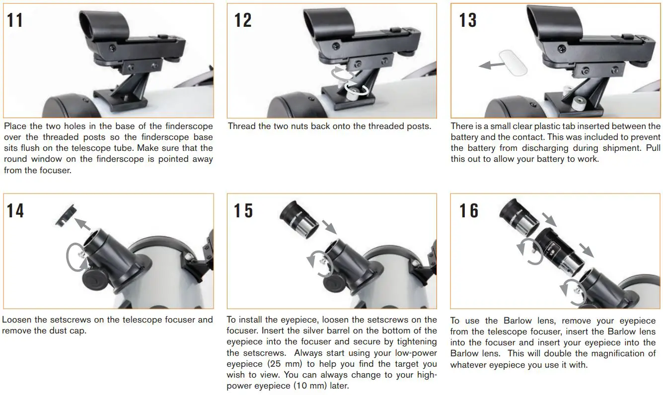 CELESTRON 22453 StarSense Explorer Telescope User Guide - How to use