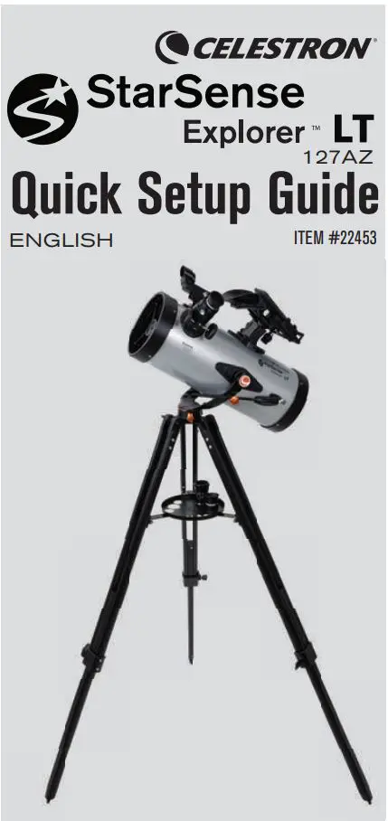 CELESTRON 22453 StarSense Explorer Telescope User Guide