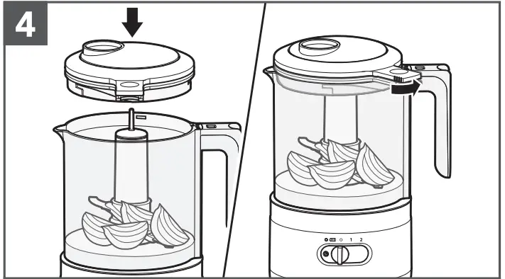 KitchenAid 5KFCB519 5 Cup Cordless Food Chopper - BATTERY6