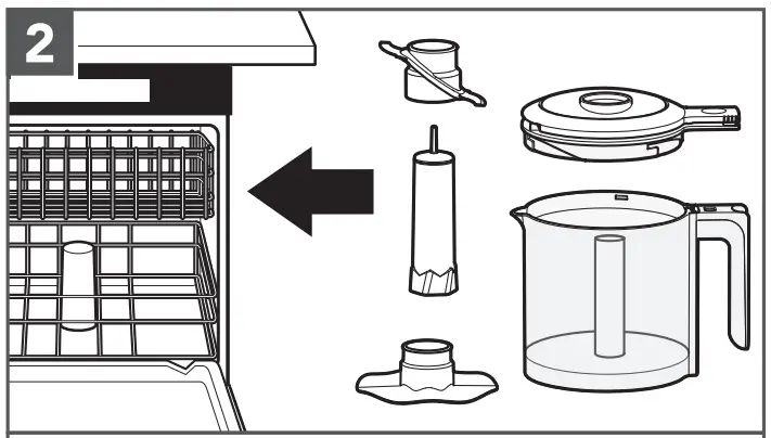 KitchenAid 5KFCB519 5 Cup Cordless Food Chopper - CLEANING1