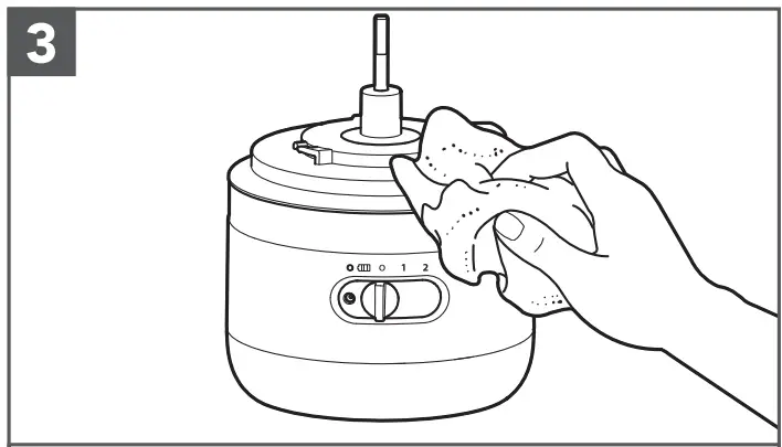 KitchenAid 5KFCB519 5 Cup Cordless Food Chopper - CLEANING3