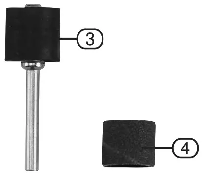 DRAPER 98521 Storm Force 230V Rotary Multi Tool Kit - drums 1
