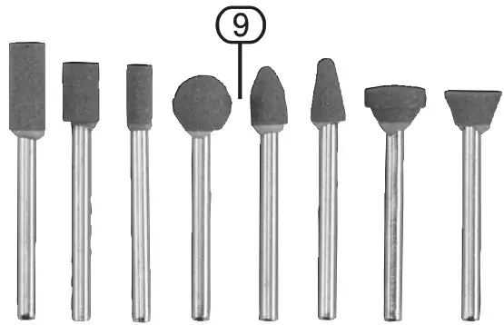 DRAPER 98521 Storm Force 230V Rotary Multi Tool Kit - drums 2