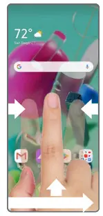 cricket LG K92 5G Smartphone - Gesture Control