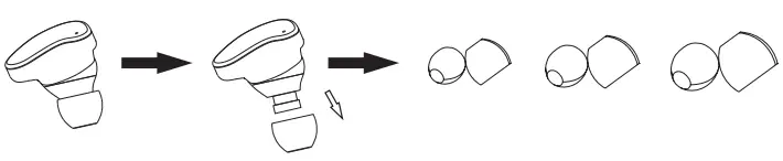 HIFIMAN TWS800 Twister 6 Earphone - wear