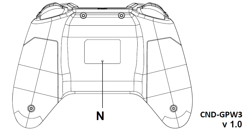 CANYON CND-GPW3 Wireless Gaming Pad device overview 1