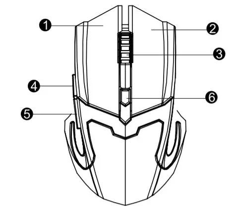 CANYON CND-SGM02RGB Gaming Mouse-Function