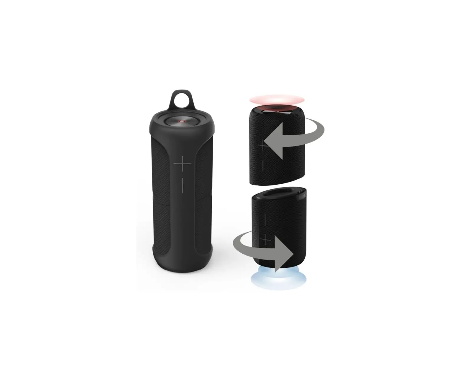 Hama 00188220 Twin 2.0 Mobile Bluetooth Speaker Instruction Manual