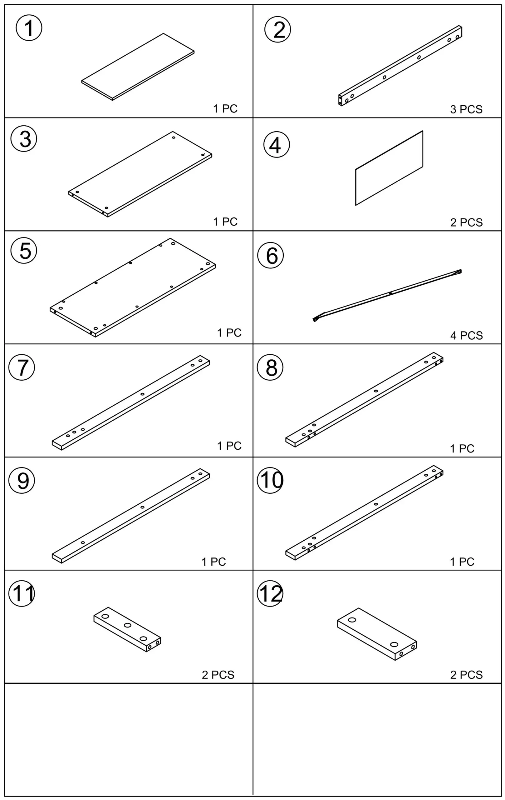 SAINT BIRCH - part list