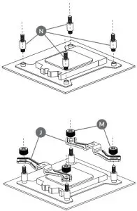 Intel LGA 2066 / 2011 / 2011v3 Socket - Base Assembly