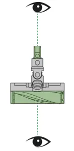 dyson 722596 Micro 1.5kg Vacuum Cleaner-- Light pipe crevic