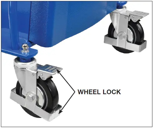 GLOBAL Battery Powered Office Lift Truck opration