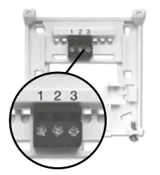 SALUS RT310 Digital Room Thermostat-Terminals description