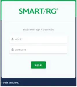 FIG 5 Logging in to your gateway
