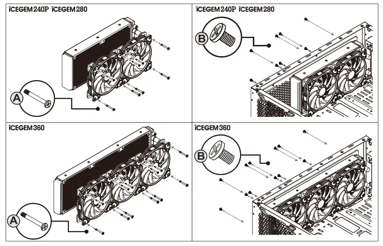 SILVERSTONE iCEGEM360 High Performance All in One Liquid Cooler- Accessories 2