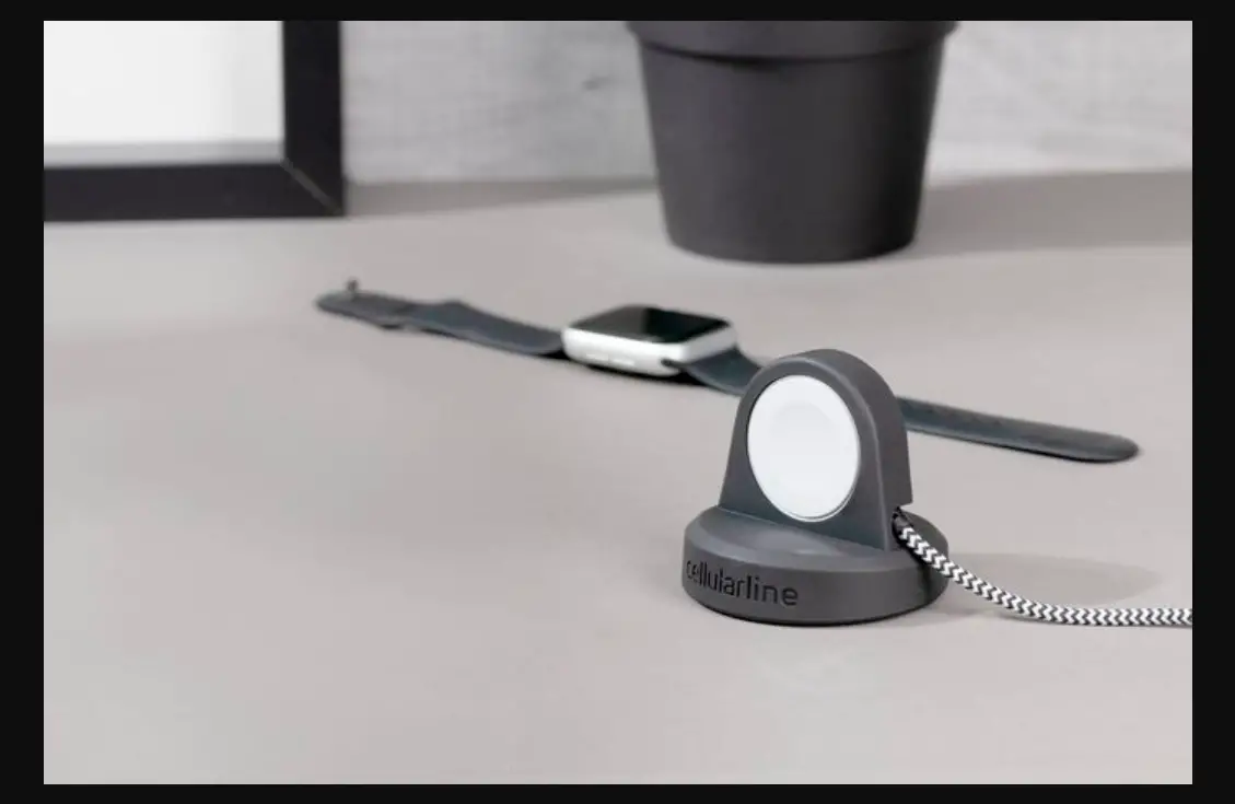 Cellularline Magnetic Apple Watch Usb-a Charging Cable And Silicone Support Instruction Manual