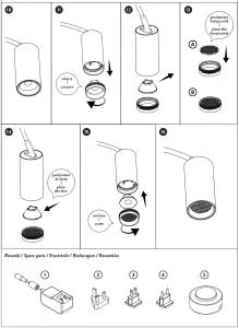 NEMO Fox LED Floor Lamp Instruction-Accessory