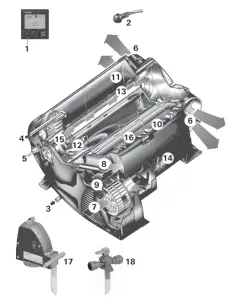 truma 100 02198 Combi 2E Air and Water Heater - figure 1